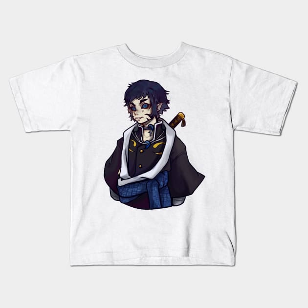 Kimetsu no yaiba- Kaigaku Kids T-Shirt by Antropix